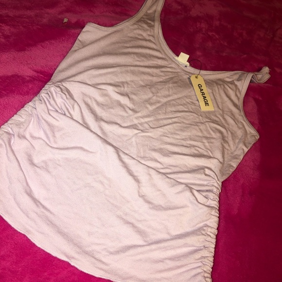 Garage Lilac purple drawstring top - Picture 2 of 3